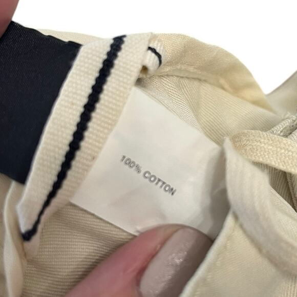 GAP Y2K Drawstring Tan Cropped Cotton Cargo Pants Women’s Size 6 - Picture 8 of 10